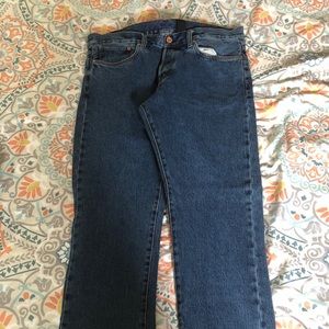 H&M 36/32 straight blue jeans